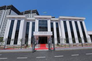 Янгиҳаётда аҳолига янги қулайликларни тақдим этадиган суд биноси фойдаланишга топширилди