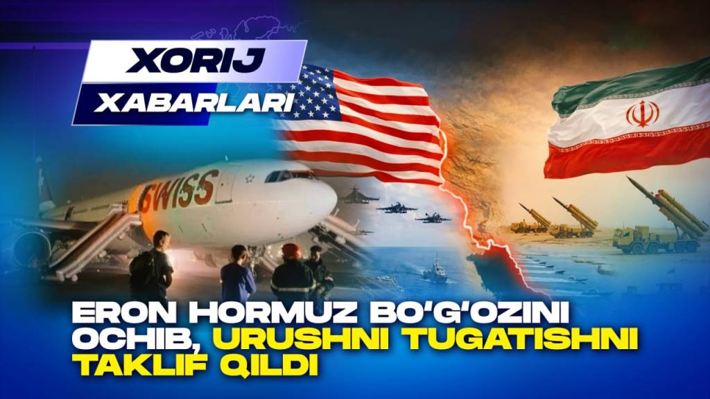 Eron Hurmuz bo‘g‘ozini ochib, urushni tugatishni taklif qildi (+video)