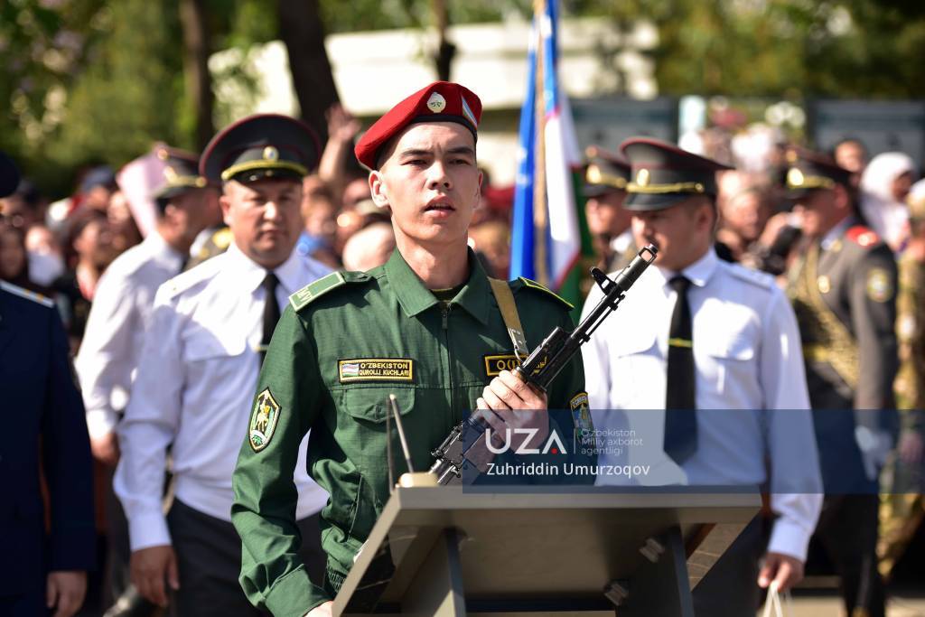 Andijonda askarlar Vatanga qasamyod qildi