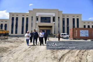 Ғозғонда кенг кўламдаги бунёдкорлик ишлари давом этмоқда