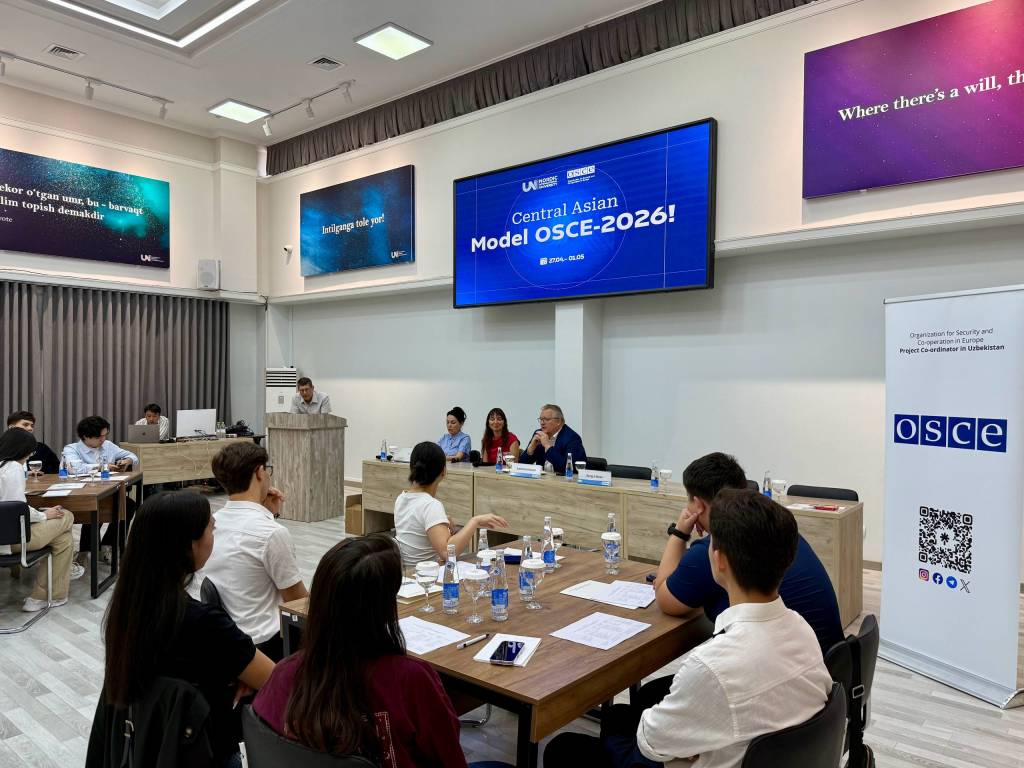 Молодежь Центральной Азии собралась в Ташкенте на Model OSCE 2026