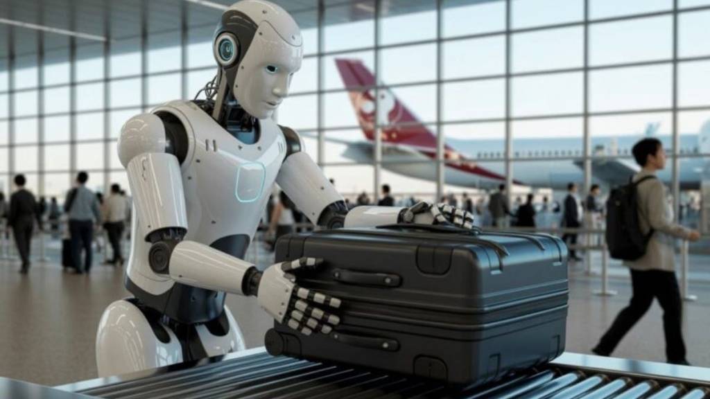 Япония аэропортида роботлар иш бошлайди