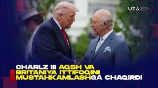 Charlz III AQSH va Britaniya ittifoqini mustahkamlashga chaqirdi (+video)
