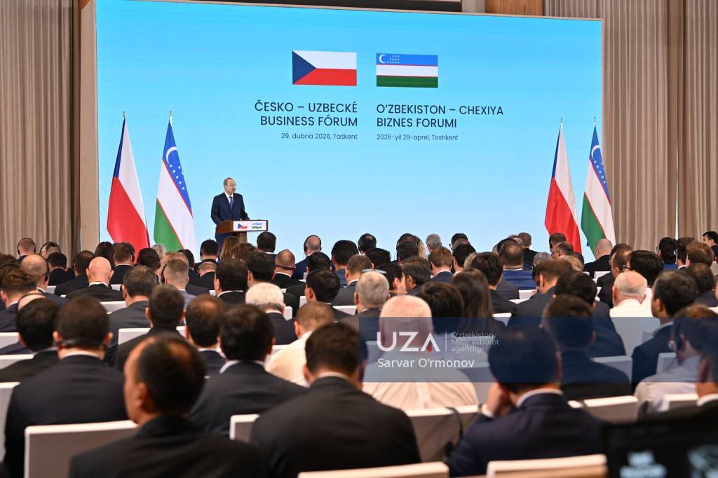 Toshkentda O‘zbekiston – Chexiya biznes-forumi bo‘lib o‘tdi