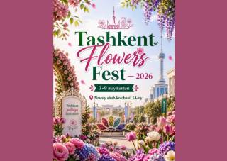 Тошкентда "Tashkent Flowers Fest — 2026" гуллар фестивали бўлиб ўтади