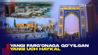 Yangi Farg‘onaga qo‘yilgan "uch haykal"