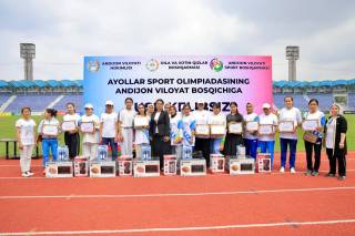 Спорт билан машғул аёллар