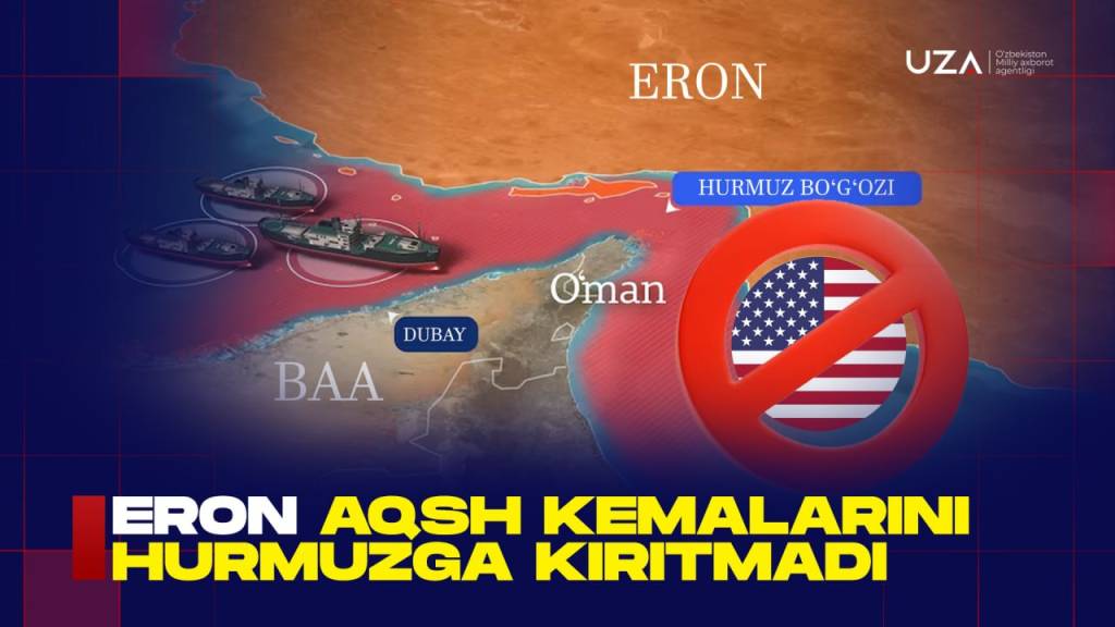Eron AQSH kemalarini Hurmuzga kiritmadi (+video)