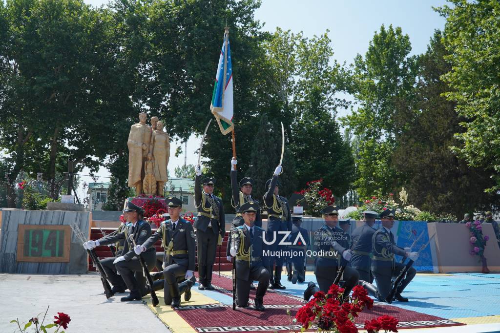 Олтиариқда “Бурч, жасорат, матонат!” шиори остида хотира тадбири ўтказилди