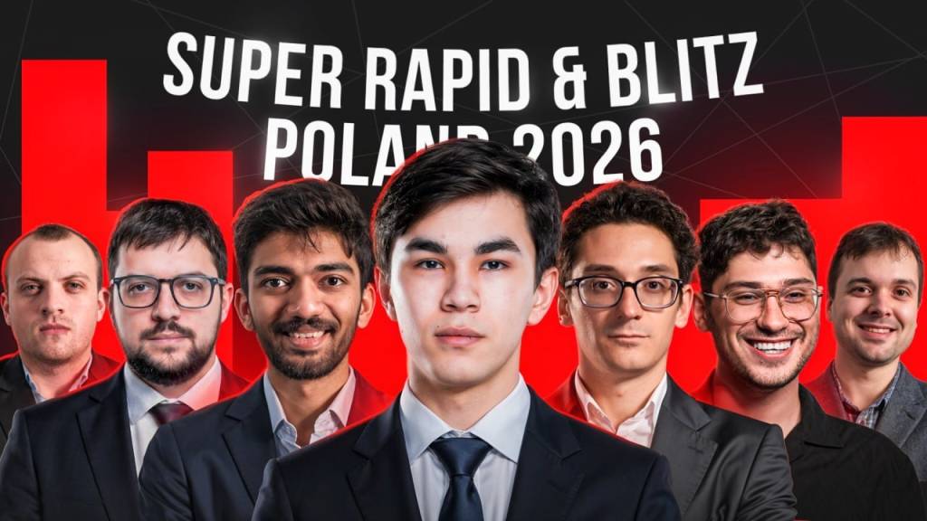 “Grand Chess Tour 2026”: Жавоҳир Синдоров Варшавада кучлилар билан куч синашмоқда