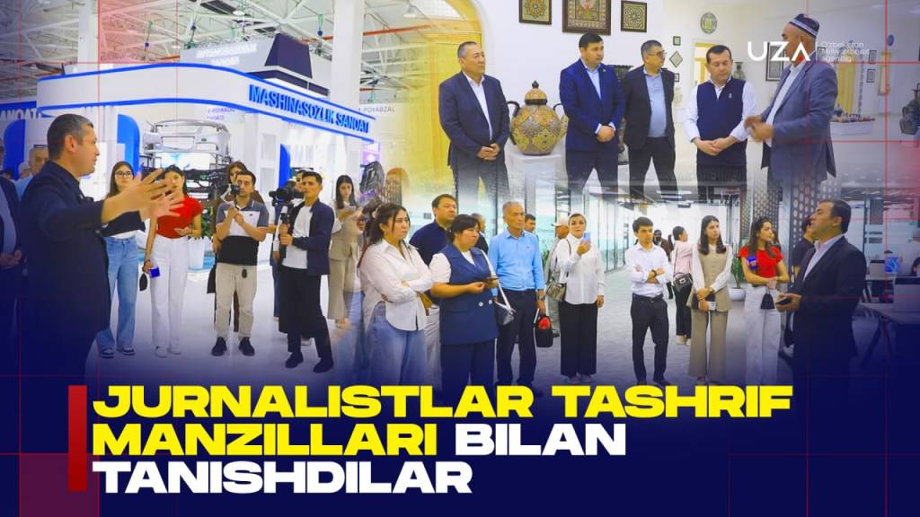 Jurnalistlar tashrif manzillari bilan tanishdilar(+video)
