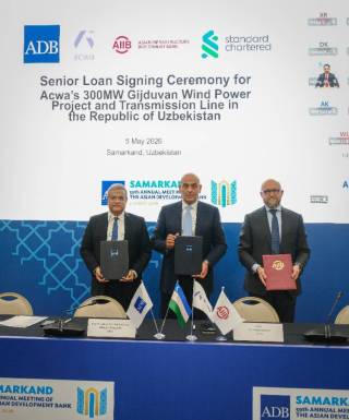 AIIB geht Partnerschaft mit Acwa ein, um Usbekistans Energiewende mit einem 300-MW-Windkraftwerk voranzutreiben