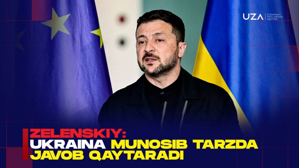 Zelenskiy: Ukraina munosib tarzda javob qaytaradi (+video)