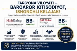 Farg‘ona viloyatiga xalqaro e’tirof