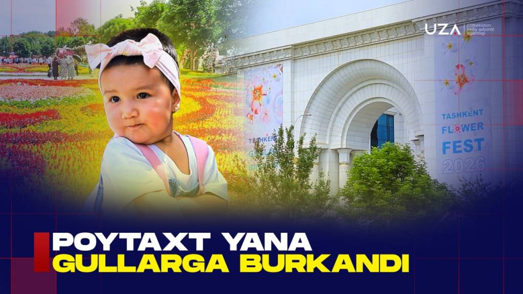 Poytaxt yana gullarga burkandi (+video)