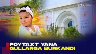 Poytaxt yana gullarga burkandi (+video)