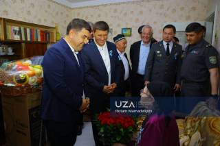Urush faxriysiga yuksak ehtirom ko‘rsatildi