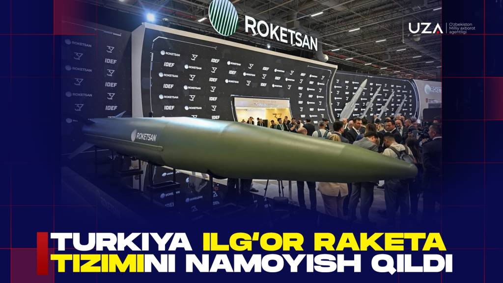 Turkiya ilg‘or raketa tizimini namoyish qildi (+video)