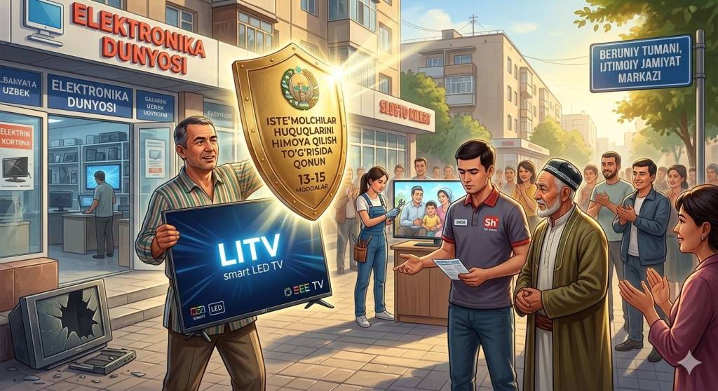Истеъмолчининг талаби қондирилди