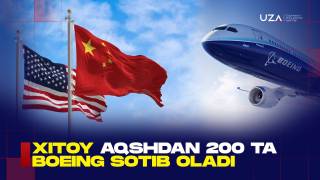 Xitoy AQSHdan 200 ta Boeing sotib oladi