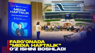Фарғонада “Медиа ҳафталик” бошланди (+видео)