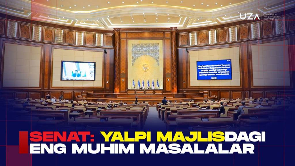 SENAT: yalpi majlisdagi eng muhim masalalar (+video)