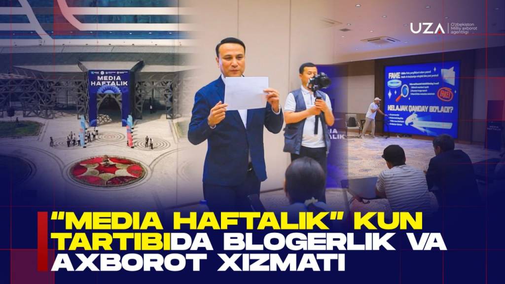 “Media haftalik” kun tartibida blogerlik va axborot xizmati (+video)