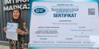 74 ёшли наманганлик онахон ҳайдовчилик гувоҳномасига эга бўлди