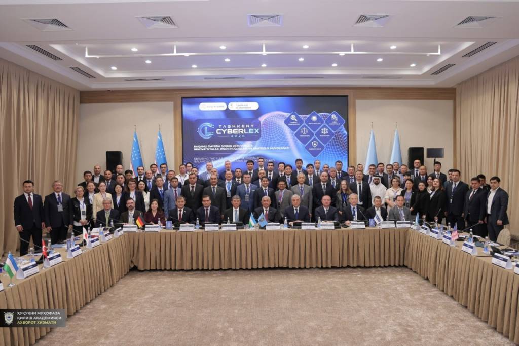 “TASHKENT CYBERLEX - 2026”: рақамли даврда қонун устуворлиги ва киберхавфсизлик бўйича глобал мулоқот