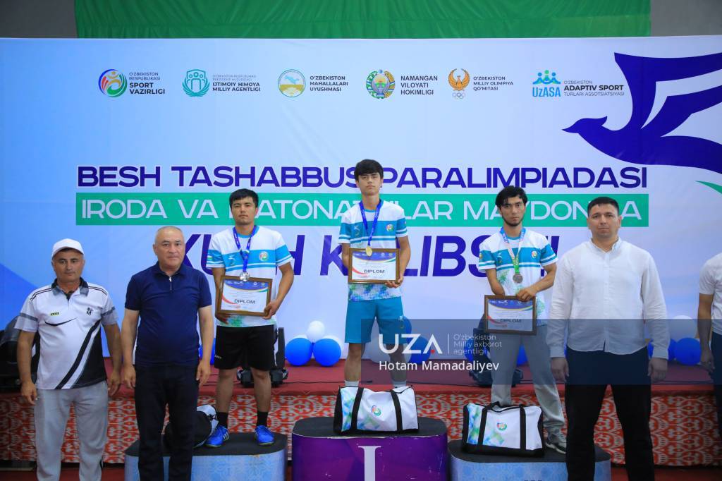 Namanganda “Besh tashabbus paralimpiadasi” g‘oliblari taqdirlandi