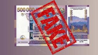 500 минг сўмлик янги банкнот ҳақидаги хабарлар рад этилди