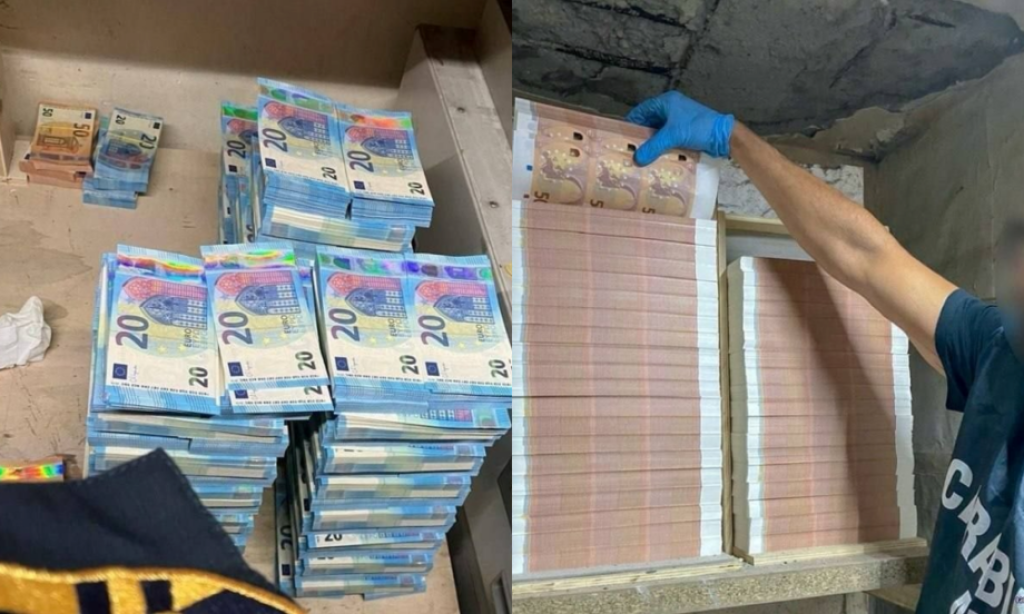 Еуропадағы жалған ақшаның төрттен бірін жасаған италиялық ұсталды