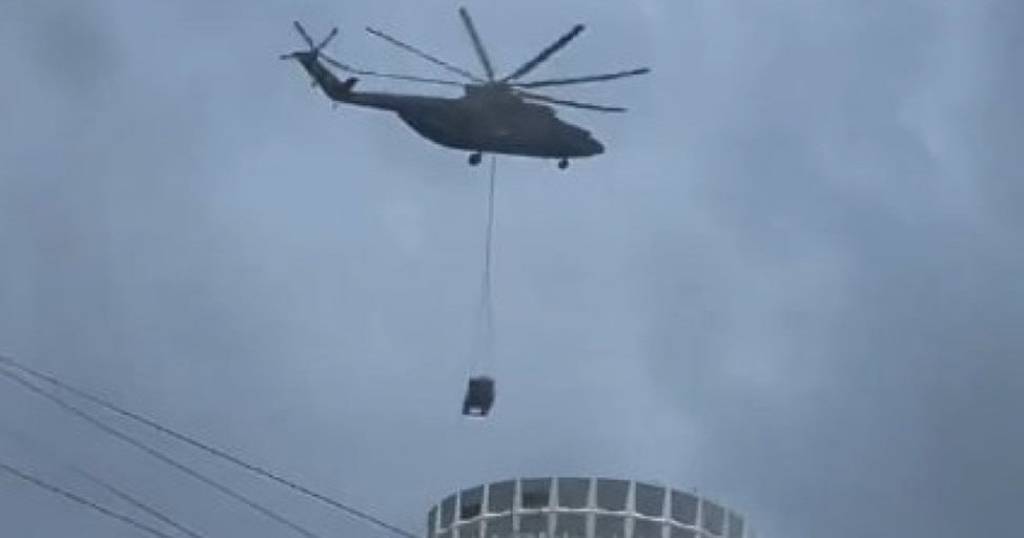 Москвада осмон ўпар бино тепасига ҳаво мудофааси тизими ўрнатилди