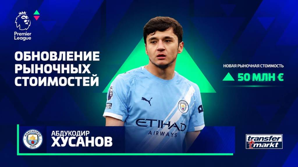 Abduqodir Husanovning transfer qiymati 50 million yevroga yetdi