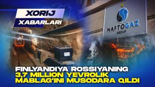 Finlyandiya Rossiyaning 3,7 million yevrolik mablag‘ini musodara qildi (+video)