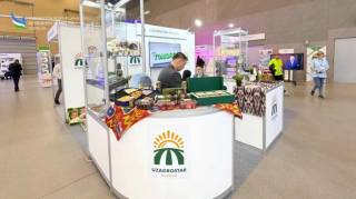 Der Stand der Uzagrostar Holding auf der Belagro 2026