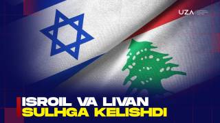 Isroil va Livan sulhga kelishdi (+video)