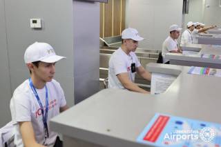 Toshkent aeroportida bolalar mehnatiga qarshi aksiya o‘tkazildi