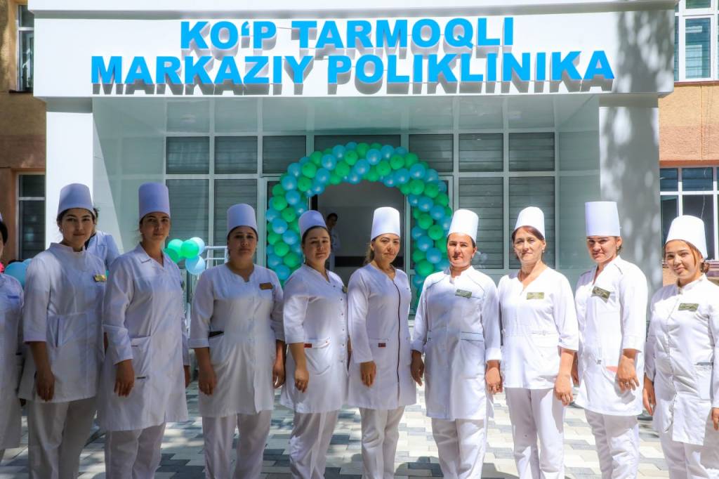 Ko‘p tarmoqli markaziy poliklinikasi foydalanishga topshirildi