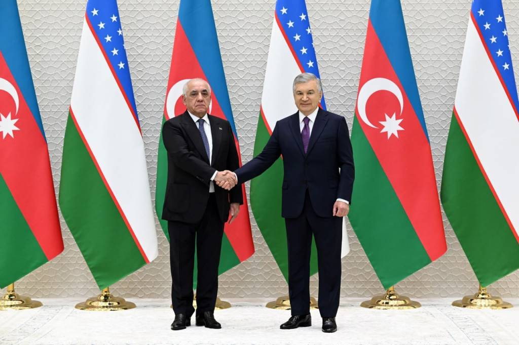 Ўзбекистон Президенти Озарбайжон Бош вазирини қабул қилди