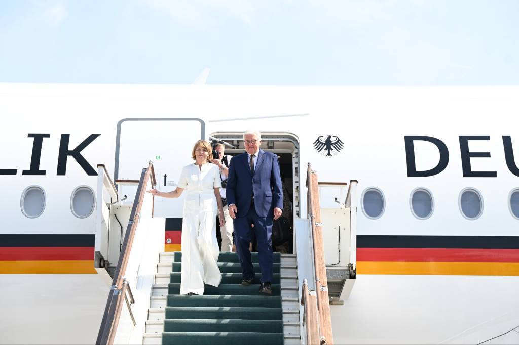 Германия Президенти Ўзбекистонга келди