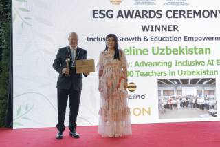Beeline Uzbekistan TIIF doirasida ESG Awards 2026 mukofotiga sazovor bo‘ldi