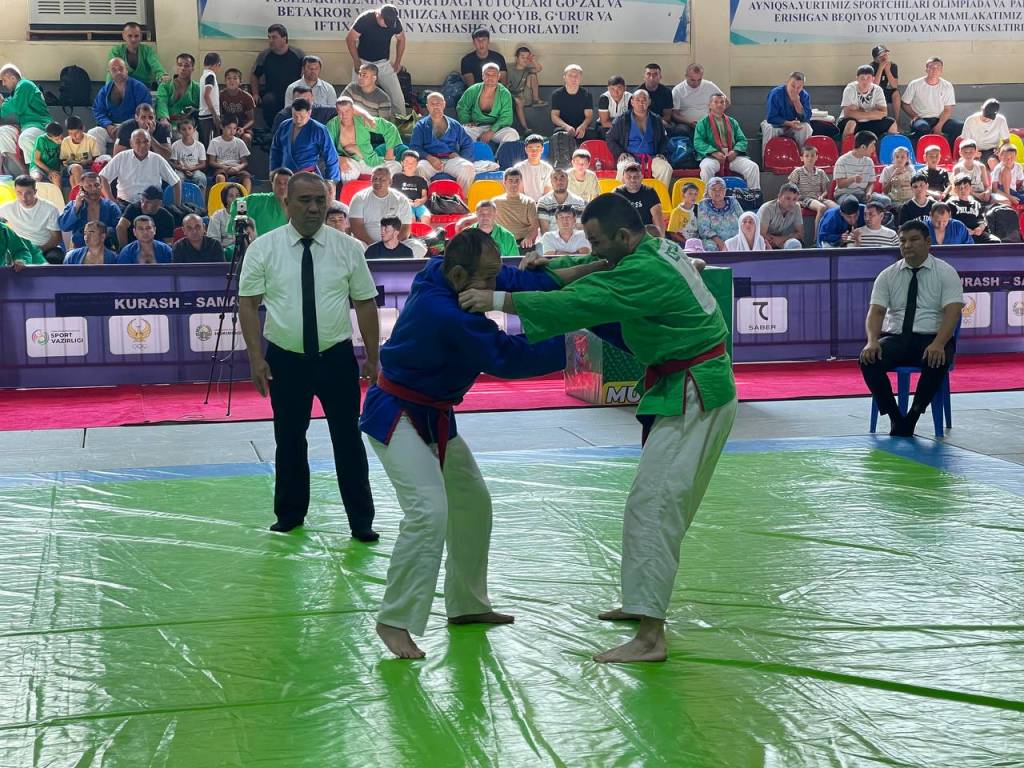 Фахрий курашчилар мамлакат чемпионлиги учун беллашмоқда