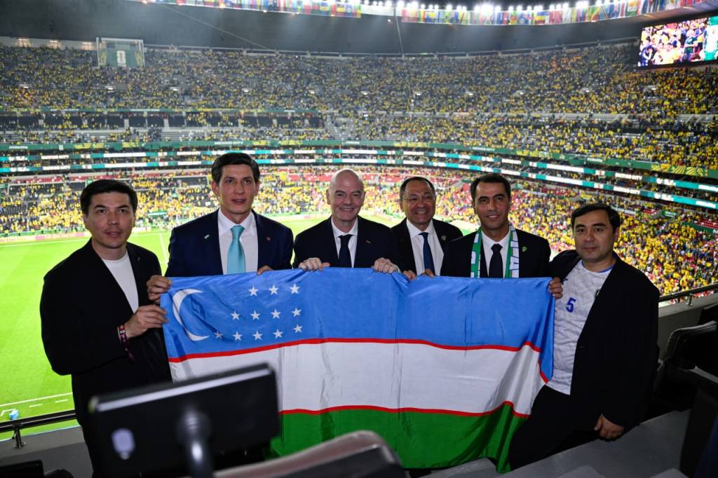 FIFA президенти Жанни Инфантино билан учрашув ўтказилди