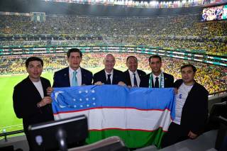 FIFA президенти Жанни Инфантино билан учрашув ўтказилди