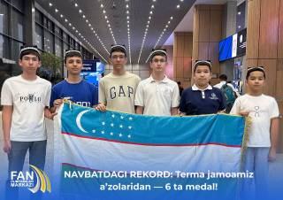 O‘zbekistonlik o‘quvchilar xalqaro fan olimpiadasida oltita medalni qo‘lga kiritdi
