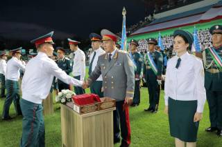 Yosh ofitserlar Vatanga sadoqat bilan xizmat qilishga qasamyod qildi