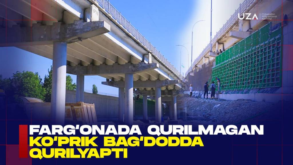 Bag‘dodda ko‘prik qayta qurilyapti