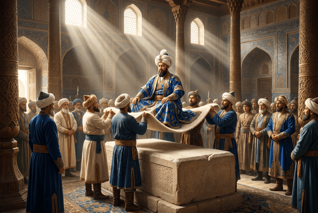 Samarqand Ko‘ktoshi: Buxoro amirlari talpingan siyosiy ramz