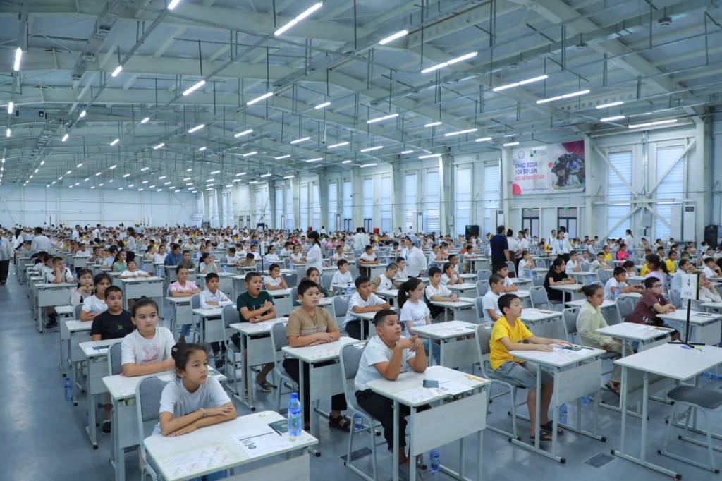 Prezident maktabiga kirish uchun 1-bosqich test sinovlari bo‘lib o‘tdi